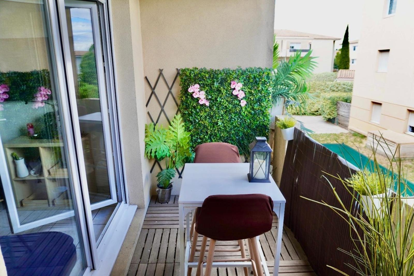 T2 Lumineux Et Piscine Montpellier Exterior foto